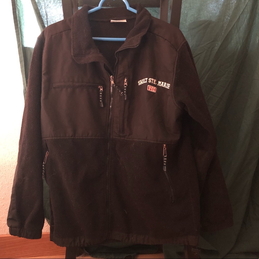 Woman’s black jacket